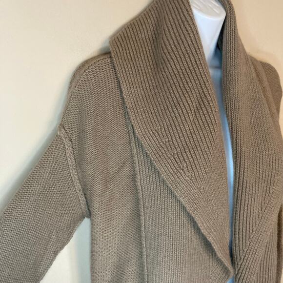 NWT Vince Collared Open Front Sweater Cardigan Alpaca Cashmere Wool Size Small - Picture 14 of 16